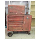 Snap-On 2 PC Rolling Tool Chest with Light