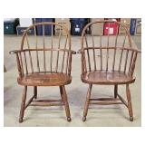 2 Antique Early 19th Century Windsor Chairs