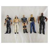 5 WWE Wrestling Action Figures