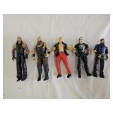 5 WWE Wrestling Action Figures