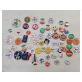 Assortment of Vintage Advertising Pins