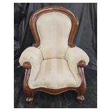 Mahogany Carved Doll Chair