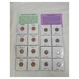 8 UC Roosevelt Dimes, Lincoln Cent Series