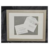 1965 Carol Channing Signed & Framed Card