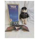 "TEX" The Full Service Texaco Advertising Bear