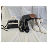 New Vince Camuto Leather Boots, Lugz Boits, Purse