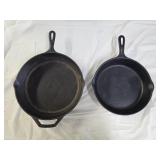 2 Cast Iron Skillets