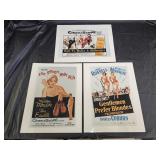 3 Marilyn Monroe Movie Poster Prints