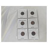 6 Indian Head Cents