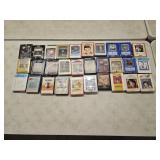 30 Vintage 8 Track Cassette Tapes