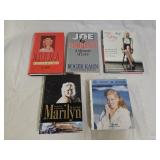 5 Marilyn Monroe Hardback Books