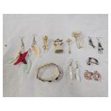 Brooches, Bracelet, Earrings
