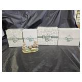 4 Fitz And Floyd Charming Tails Figurines
