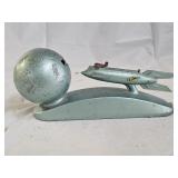 Vintage Shoot the Moon Metal Strato Bank