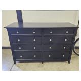 Black 8 Drawer Chest
