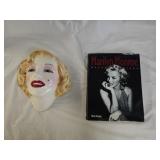Marilyn Monroe Ceramic Wall Mask & Book