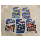 5 NIB Hot Wheels Diecast Cars