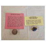 2 Kennedy Half Dollar Coins