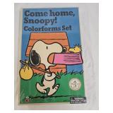 NIB Come home, Snoopy! Colorforms Set