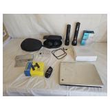 Binoculars, Laptop, Headphones, Household