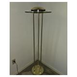 1980s Robert Sonneman Style Brass Floor Lamp