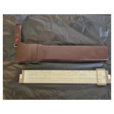 Post Versalog 1460 Slide Rule with Leather Case