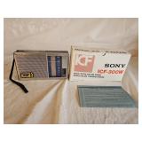 NIB Vintage Sony Transistor Radio