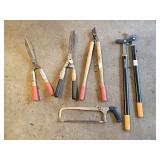 Garden Shears, Loppers, Saw