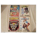 4 Vintage 1970s/1989s National Lampoon Magazines