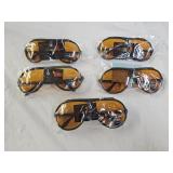 5 New Pairs of Sports Blue Block Sunglasses