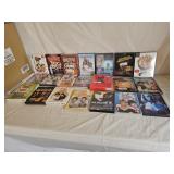 15 Unopened & 6 Opened DVD Movies
