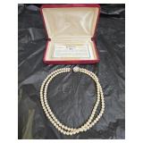 Vintage La Tausca Simulated Pearl Necklace