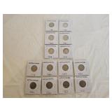 14 Buffalo Nickels
