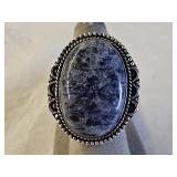 German Silver Sodalite Ring
