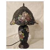 Tiffany Style Lead Glass Table Lamp