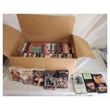 5 Unopened and 49 Opened VHS Video Tapes