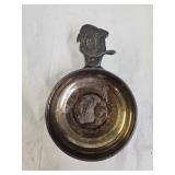 Vtg Wallace Silver Plate Donald Duck Child's Bowl