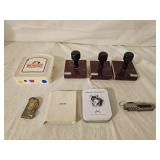 Pocket Watch, Rubber Stamps & Collectibles