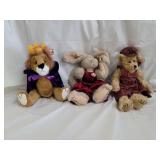 3 Larger Ty Beanie Babies