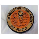 1960s Toledo Blades IHL Hockey Puck