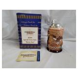 Anheuser Busch Budweiser 2004 Bevo Fox Stein