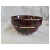 Vintage Brown Stoneware Bowl