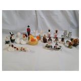 Assortment of Souvenir Salt and Papper Shakers