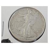 1943 D Walking Liberty Silver Half Dollar