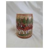 Anheuser Busch Budweiser Holiday Stein