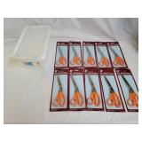 10 New Pairs of Scissors, Storage Tote