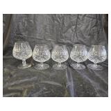 Waterford? Crystal Lismore Balloon Brandy Snifters