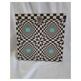 Vintage Platter-Pak Psychedelic Op-Art Record Case