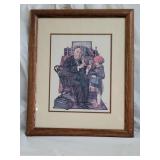 The Doctor and The Doll Print by Norman Rockwell