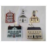 5 1996 Cats Meow Limited Edition Ornaments